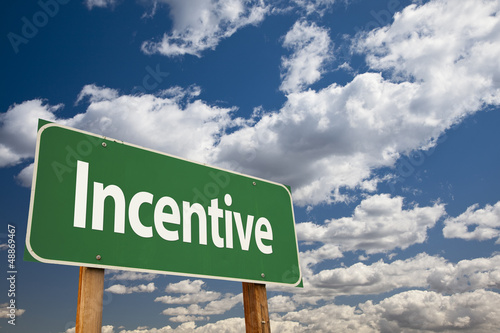 Fotografie Incentive Green Road Sign