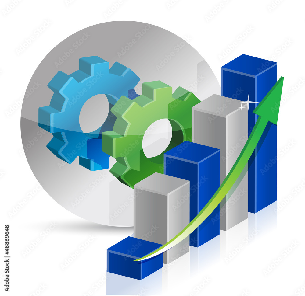 Obraz premium gear Business