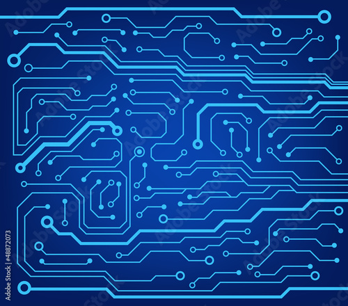 abstract technology circuit board vector background