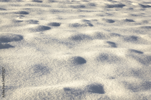 smooth snow surface