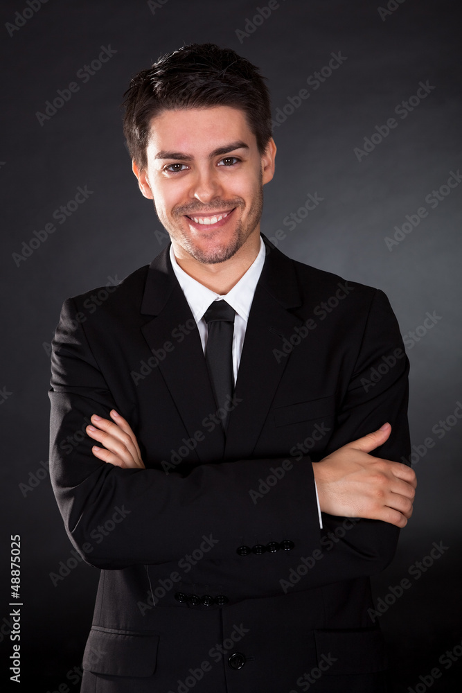 Portrait of smiling businessman Portrait of smiling businessman