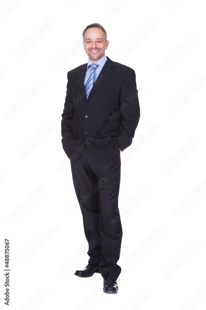 Portrait Of A Happy Business Man
