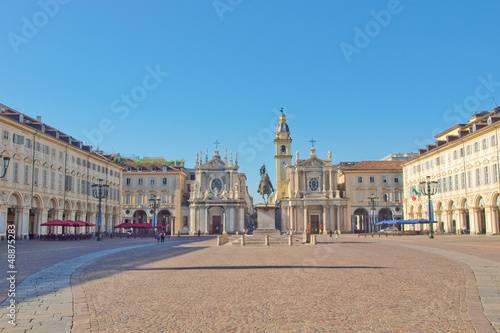 Canvastavla Piazza San Carlo, Turin