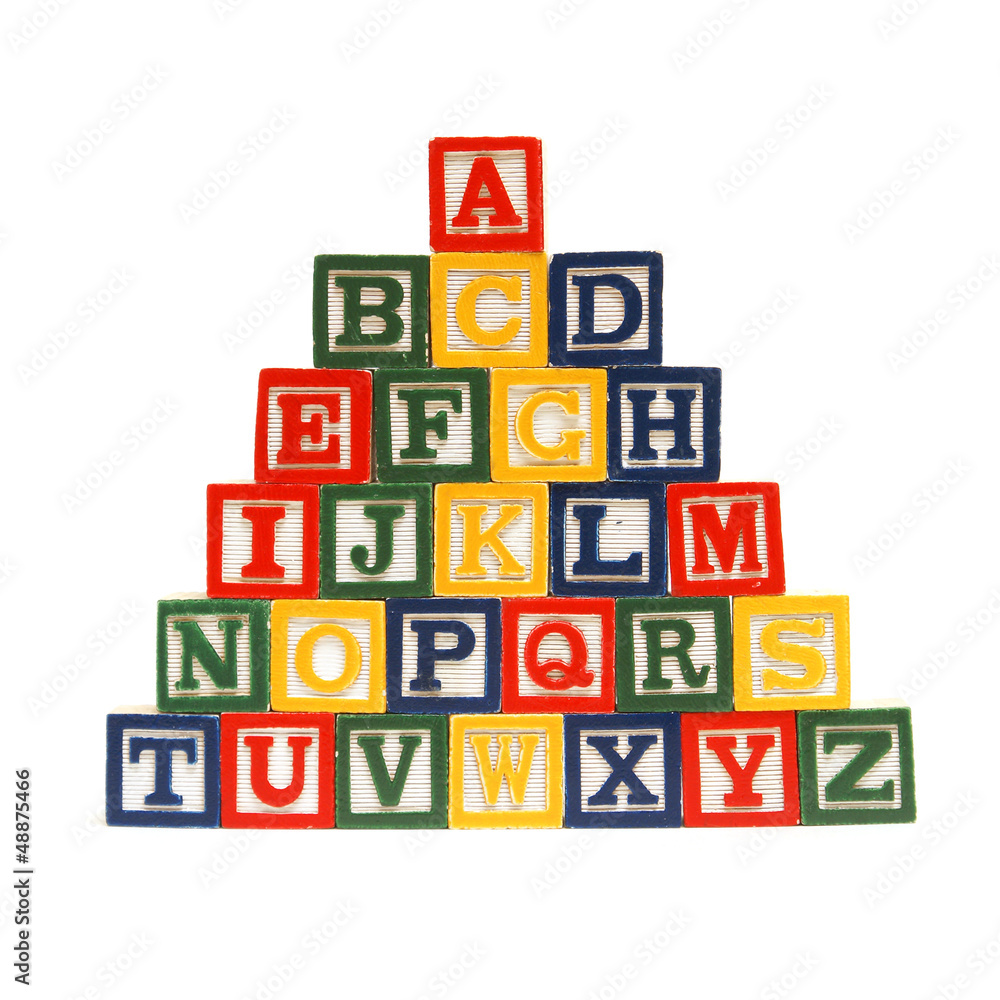 The Alphabet in Blocks The Alphabet in Blocks