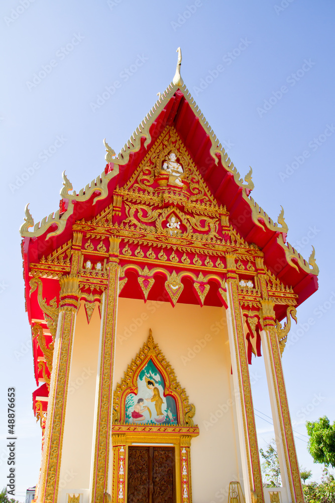 Thai Temple, Wat Dampra, Ubonratchathani, Thailand