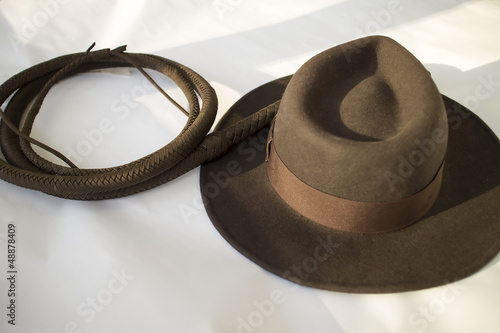 hat and whip