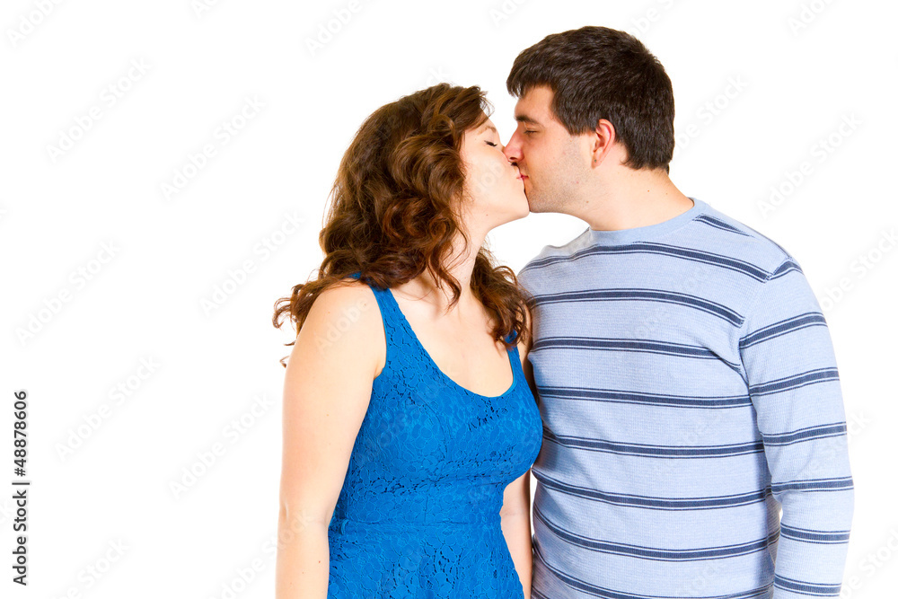 Fototapeta premium Attractive Couple Isolated