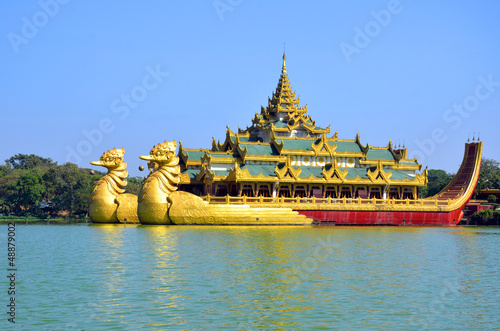 Karaweik Palace in Yangon,Myanmar