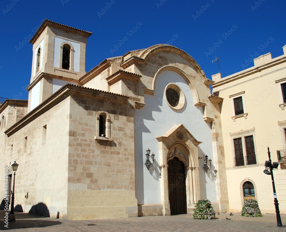 Church, Almeria, Andalusia, Spain.
