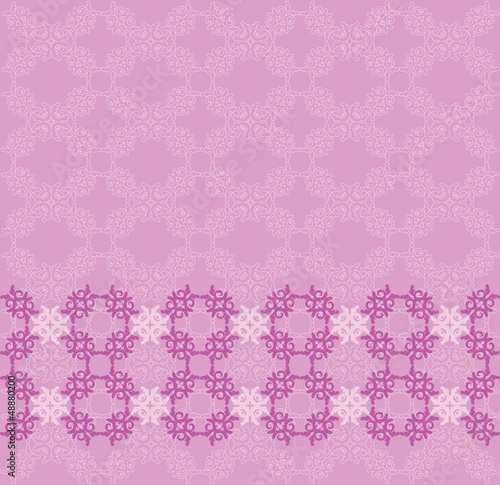 Pink flourish background