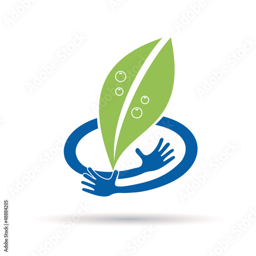 Logo save spa, yoga and relax # Vector