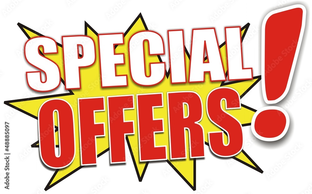 Fototapeta premium étiquette special offers