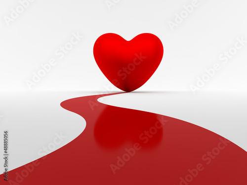 Red carpet to the heart