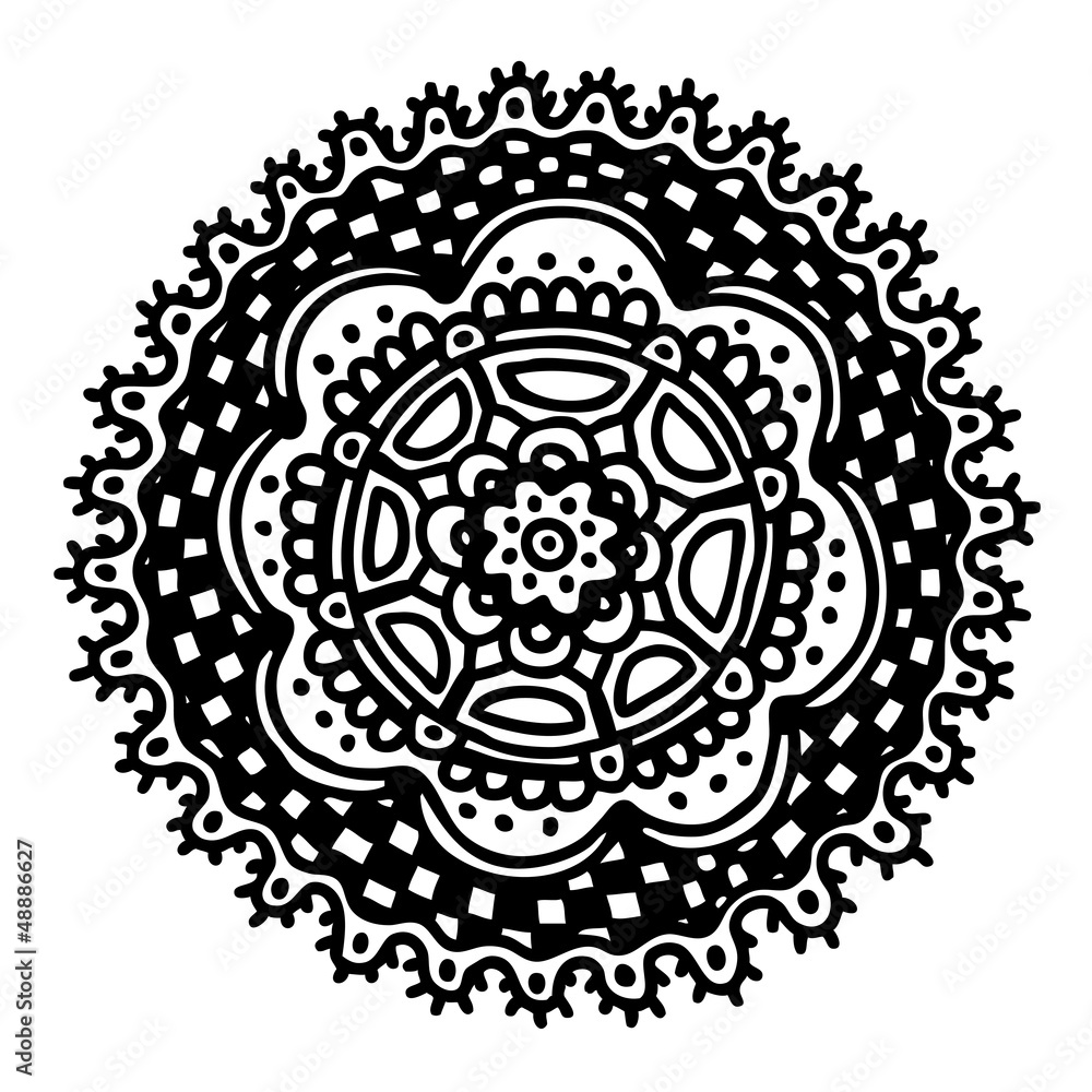 Naklejka premium Painted Circle