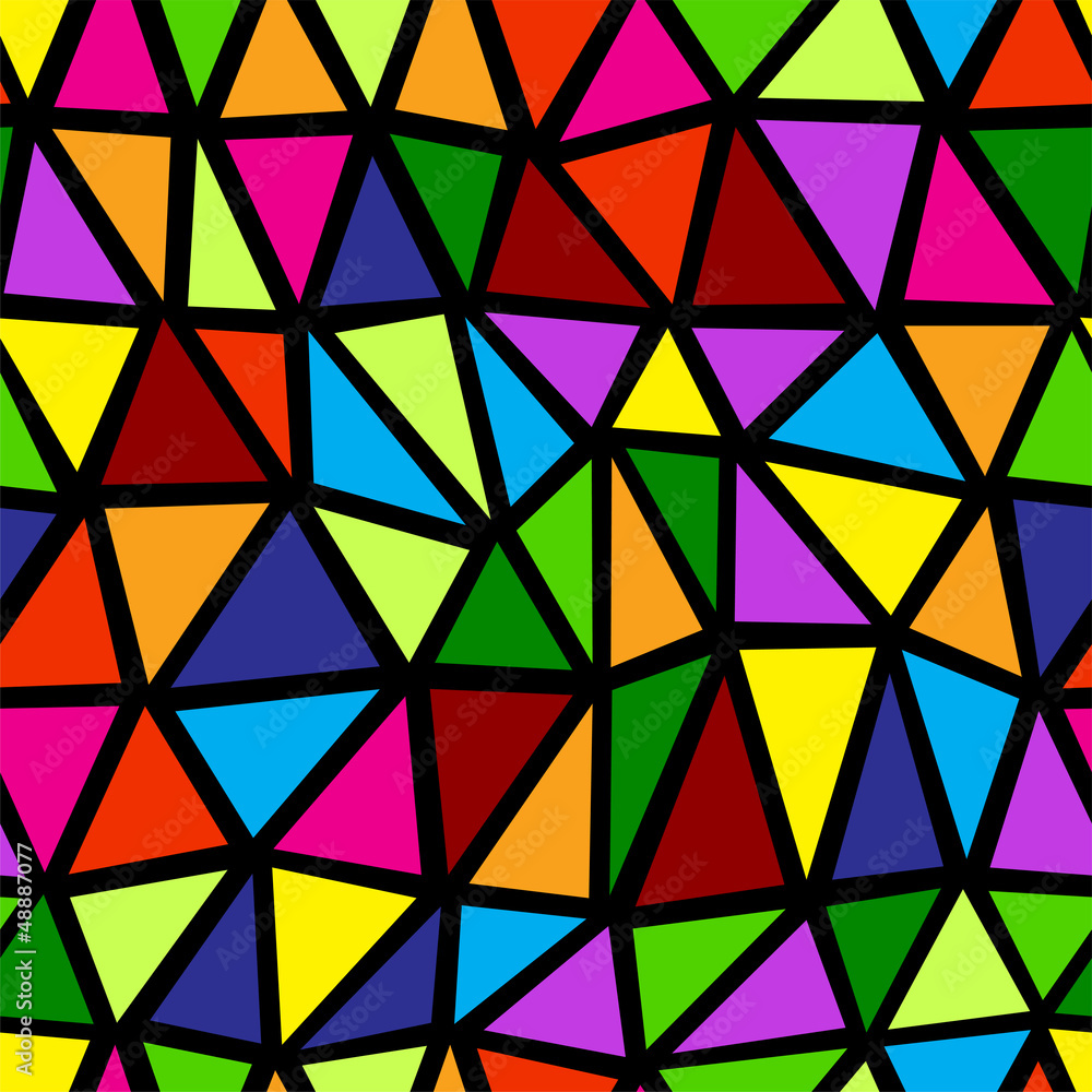 Colorful seamless geometric pattern. Colorful seamless geometric pattern.