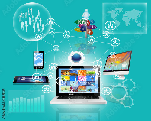 Social network with technology