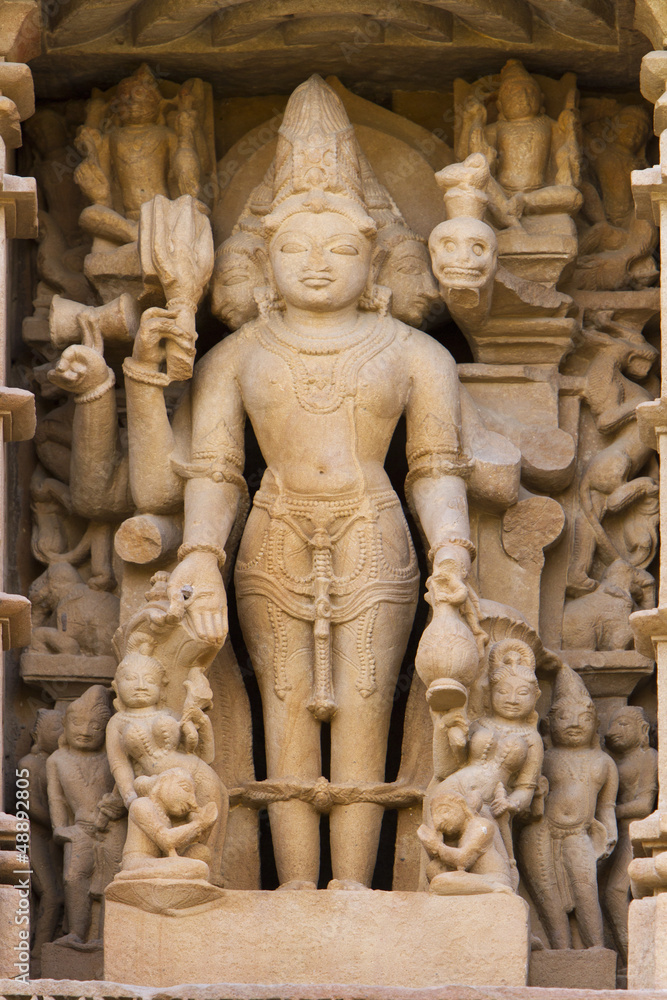 Khajuraho Temple carvings.