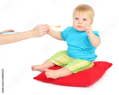 Little boy sitting