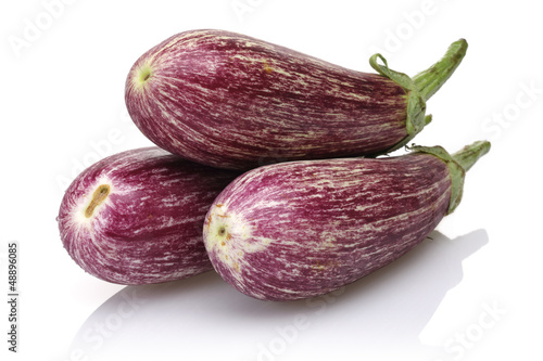 Wallpaper Mural Aubergine, eggplant on white background Torontodigital.ca