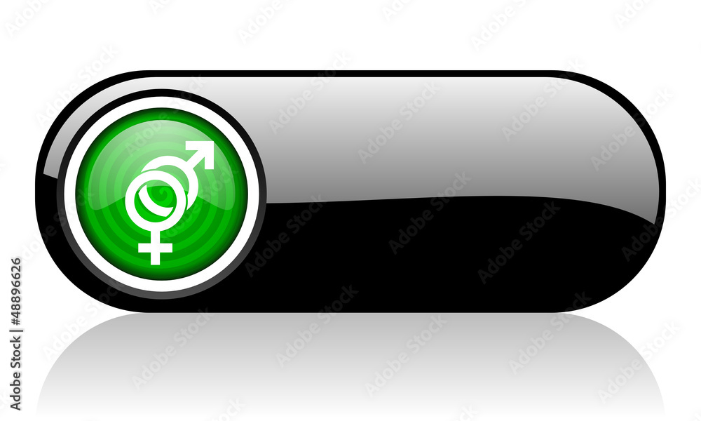 sex black and green web icon on white background sex black and green web icon on white background