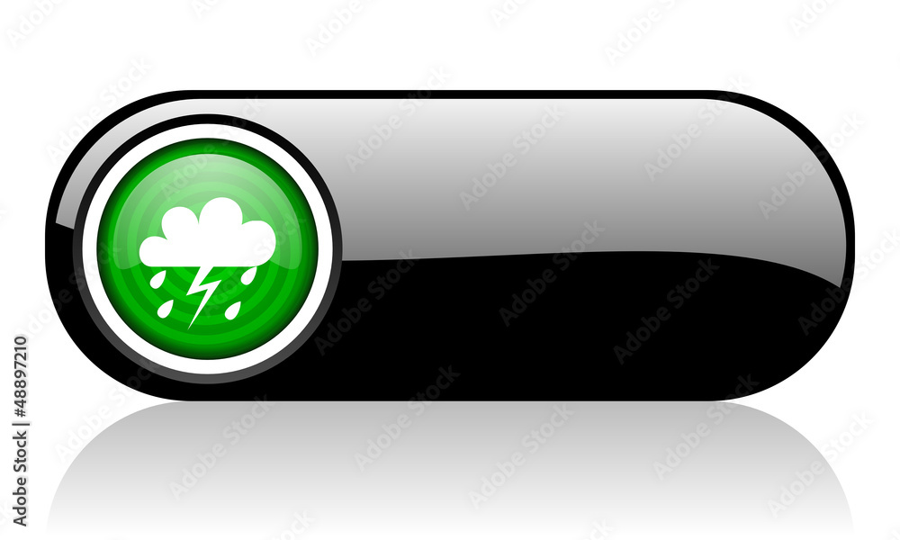 weather black and green web icon on white background weather black and green web icon on white background