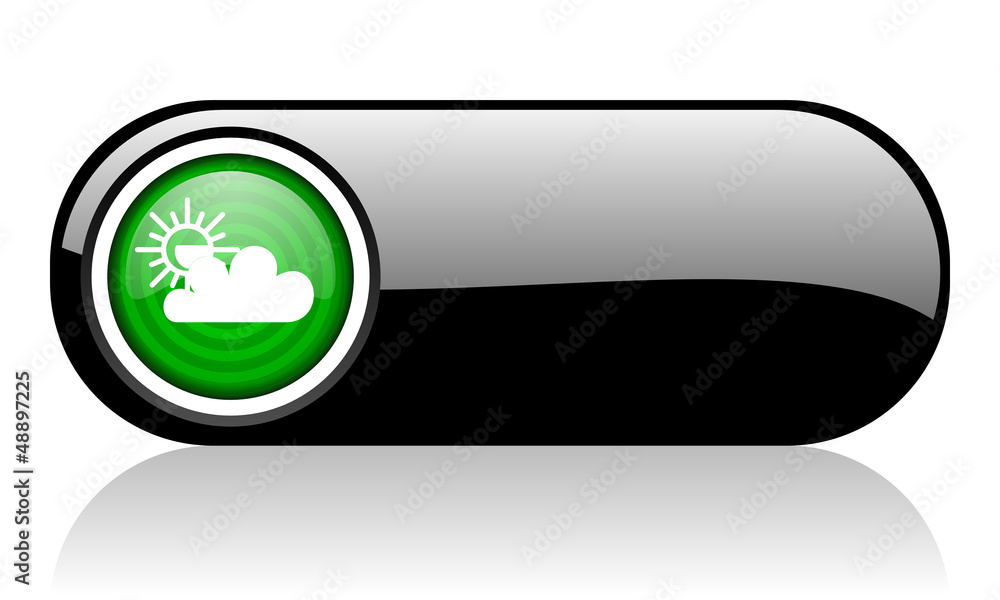 weather black and green web icon on white background weather black and green web icon on white background