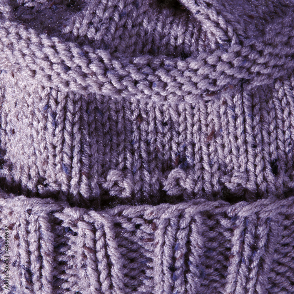 Purple Handmade Knit Texture Purple Handmade Knit Texture