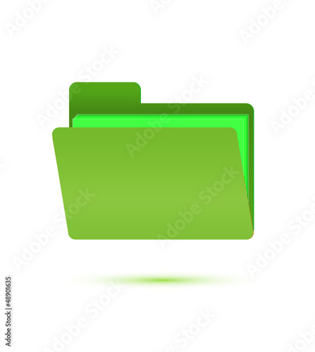 Green folder icon