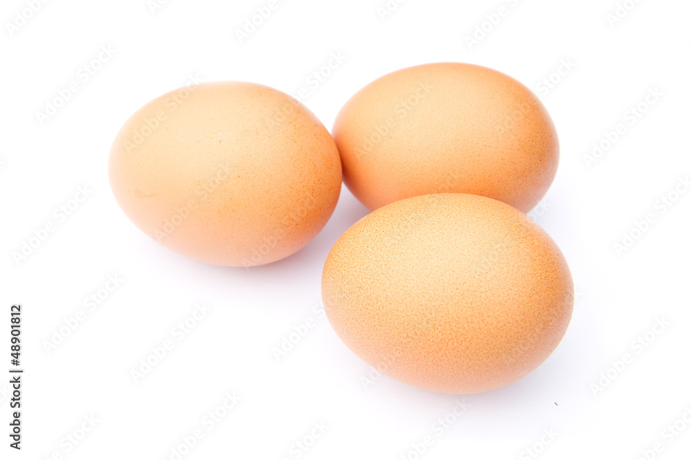 eggs isolated on white background eggs isolated on white background