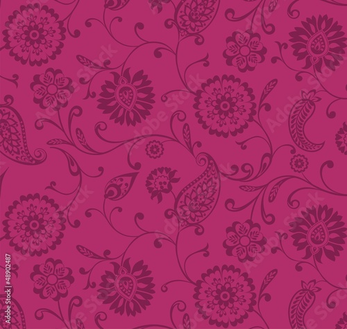 paisley floral pattern, textile , Rajasthan, royal India