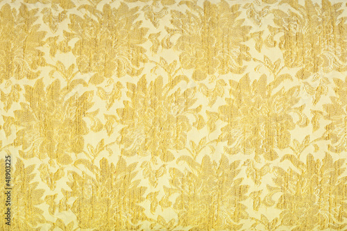 Luxury yellow fabric texture