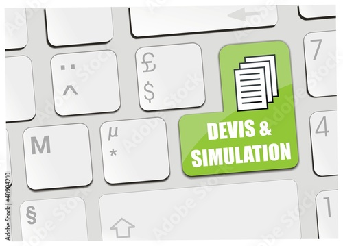 clavier devis & simulation