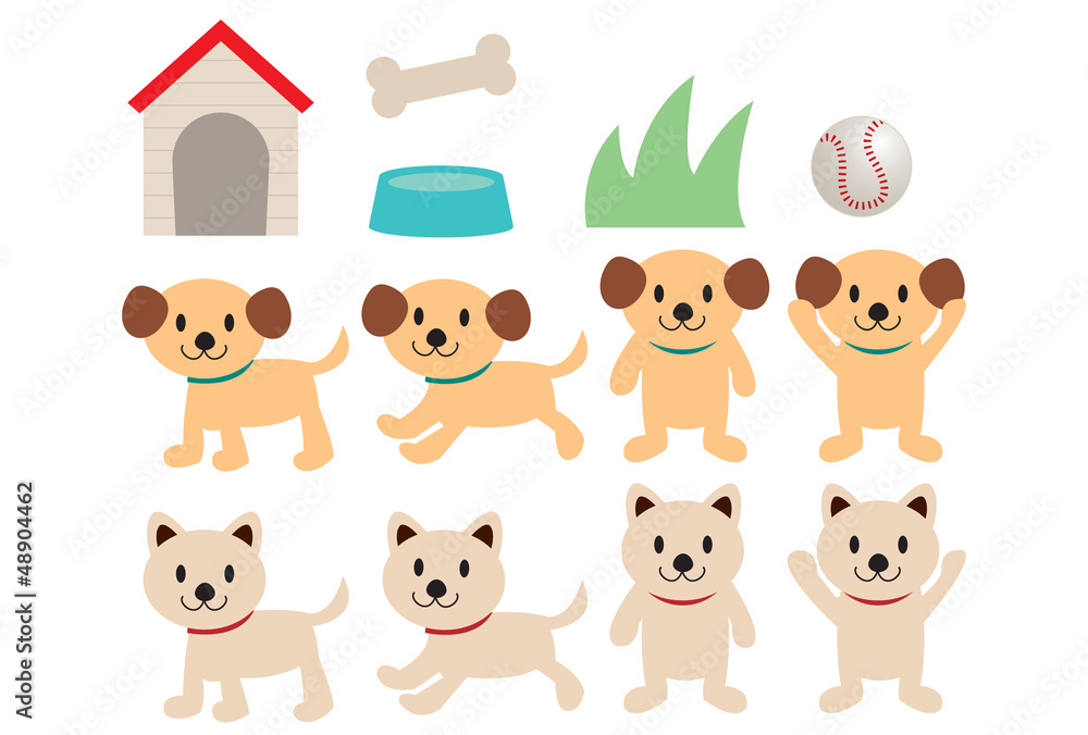 Fototapeta premium 子犬