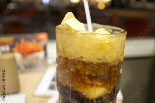 root beer float by night