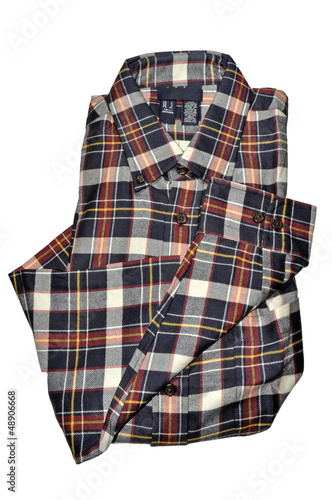 Flannel Shirt With Collar