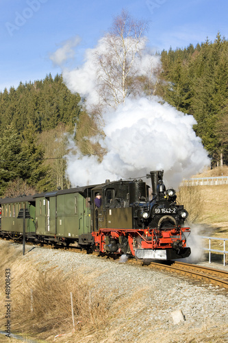 steam train, Steinbach - Jöhstadt, Germany photo