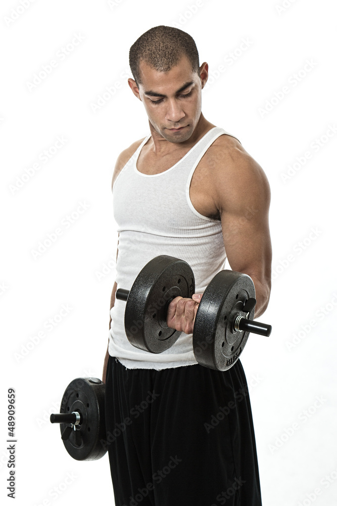 Handsome mixed hispanic african american man Handsome mixed hispanic african american man
