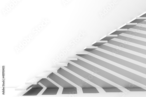 Render of a stairway