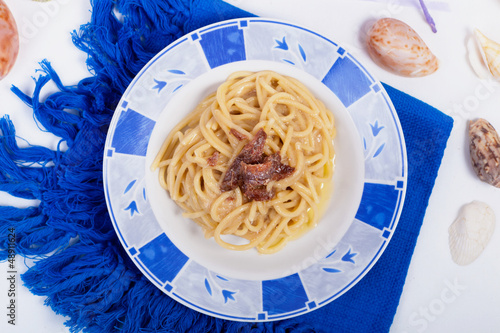 Pasta with Butter and Anchovies