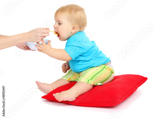 Little boy sitting
