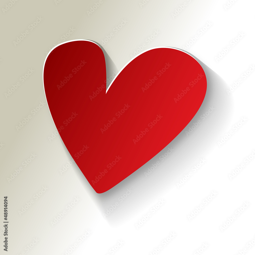 Valentines Papier  Herz