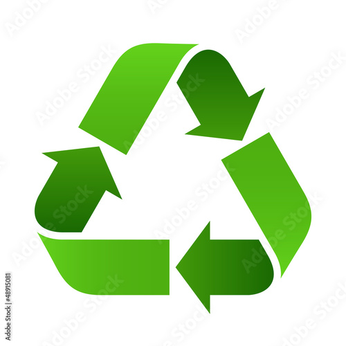 Recycle sign - vector illustration