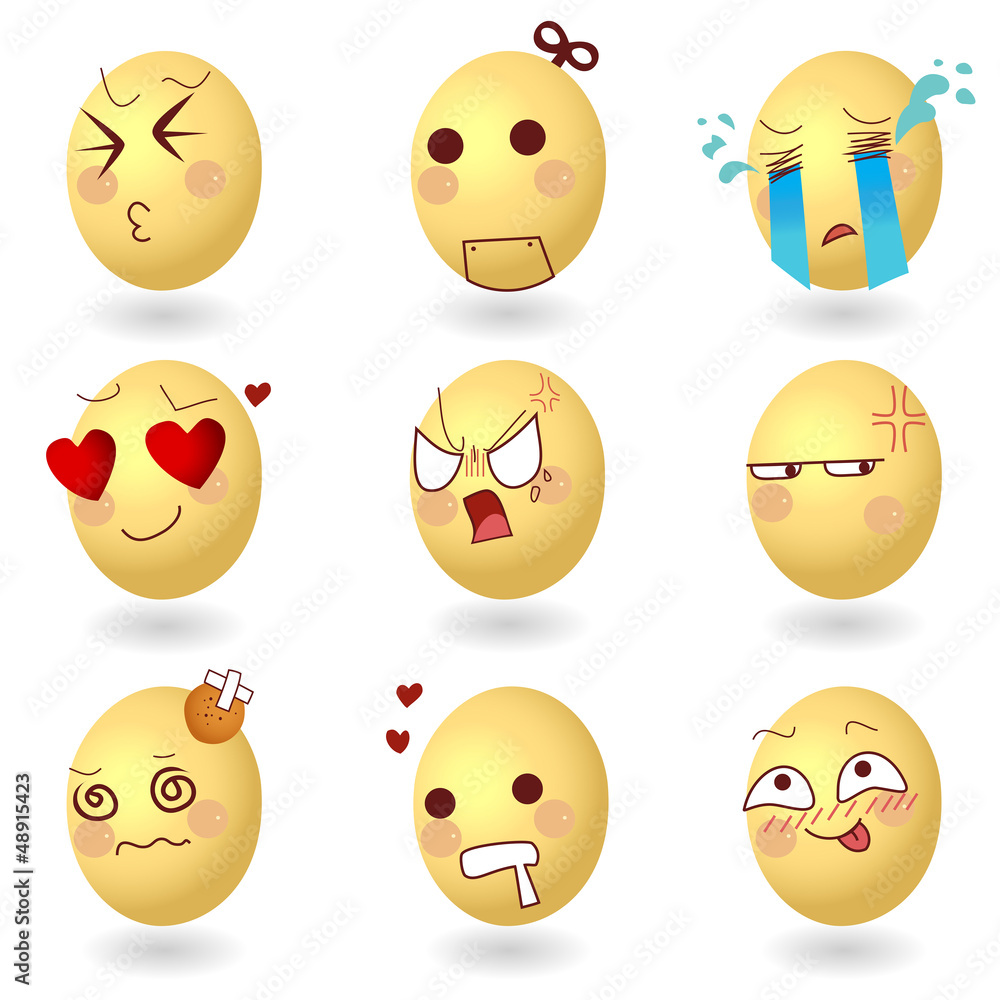 Egg Emotion Set1 Egg Emotion Set1