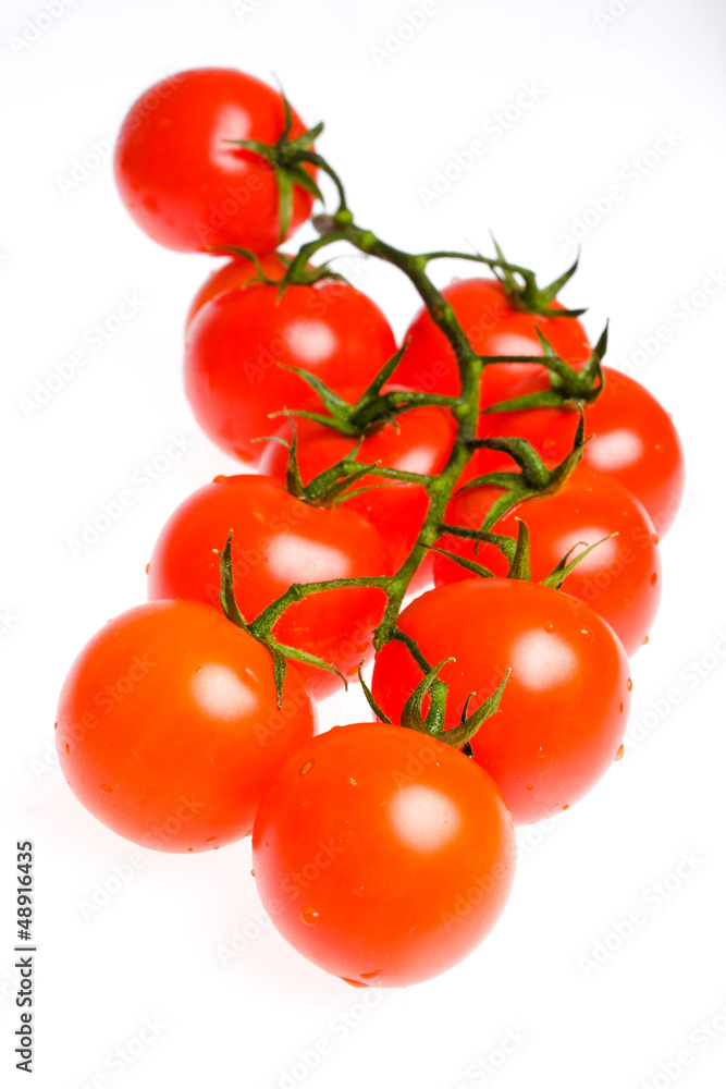 red tomato vegetable with cut isolated on white background red tomato vegetable with cut isolated on white background