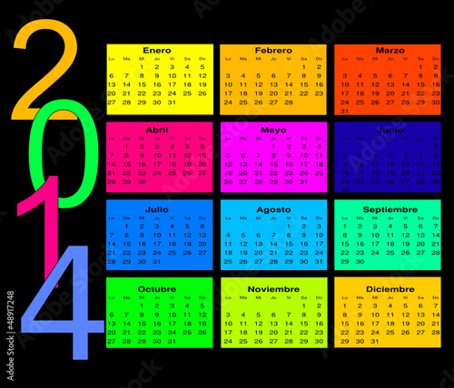 Calendario para el 2014