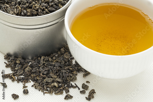 Foto gunpowder green tea