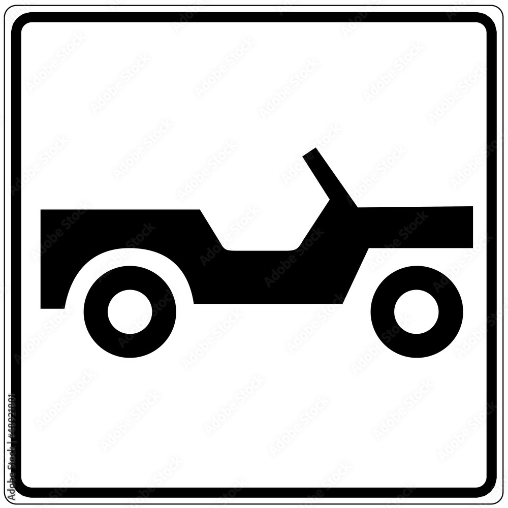 Schild weiß - Auto Schild weiß - Auto