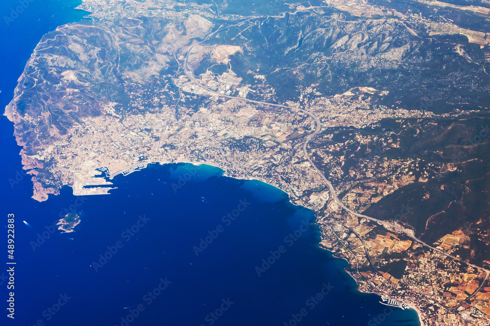 Luftaufnahme Cote d'Azur