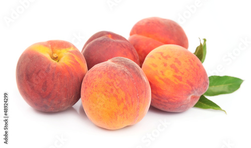 Ripe peaches