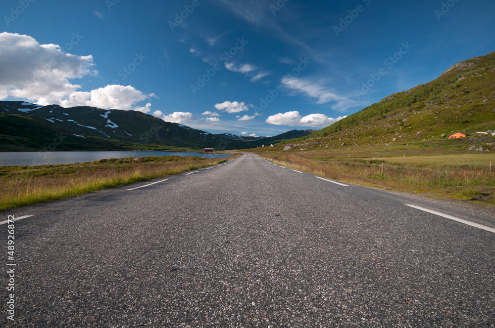 Fototapeta premium Road to Nordkapp/ Northcape, Norway